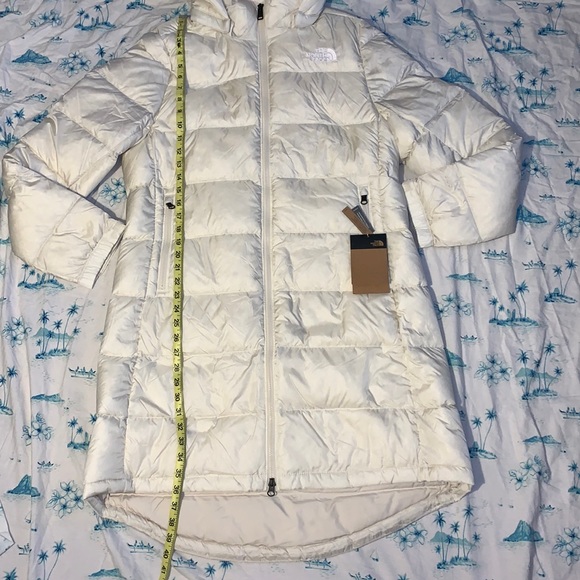 The North Face Womens Metropolis Parka III Down, Vintage White, Large - Picture 8 of 10